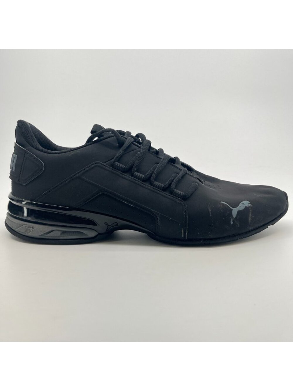Puma Viz Runner Rapid Mens Size 11 Black Athletic Running Walking Shoes Sneakers